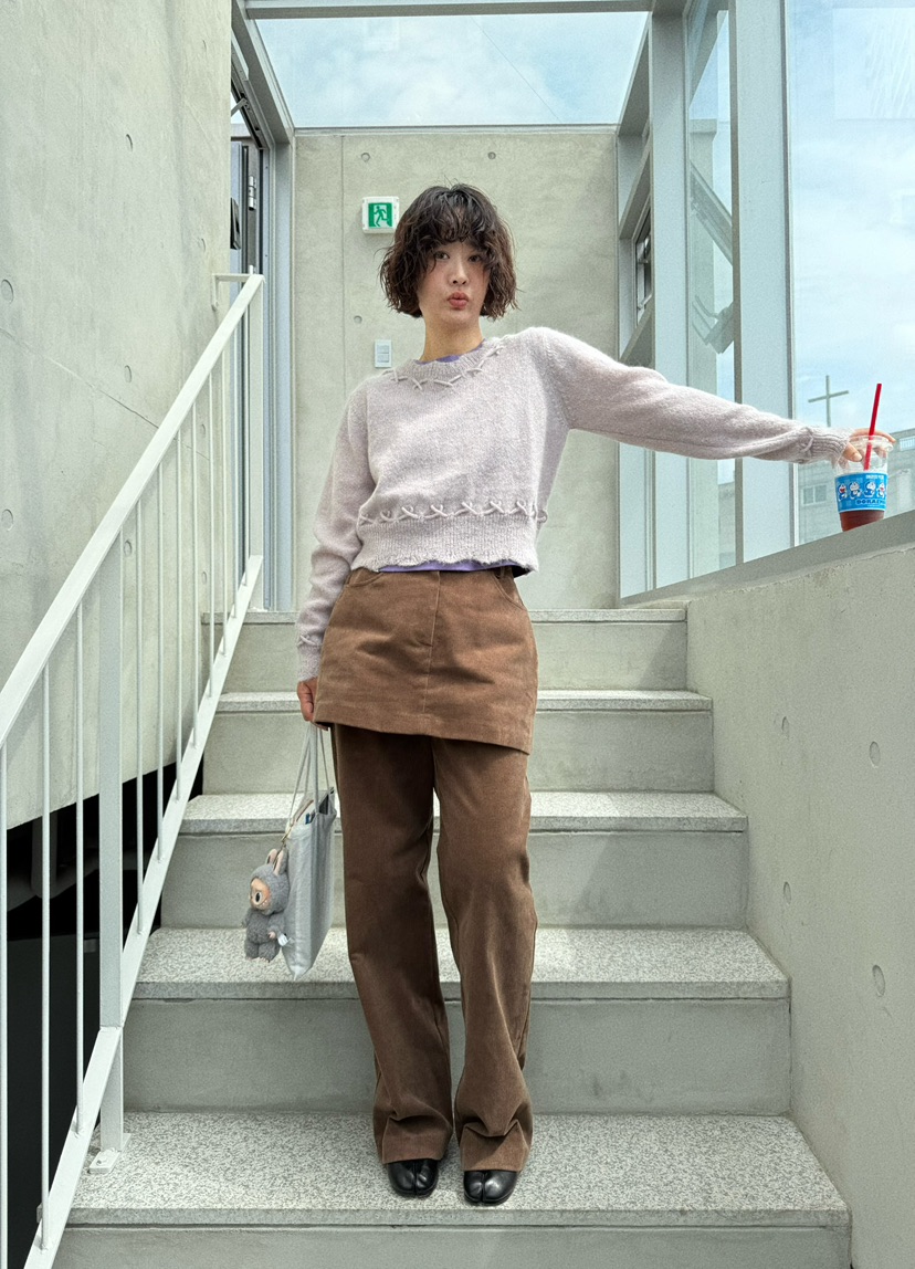 OLI SEOUL東大門㊣代購女士新品時尚休閑推薦休閑褲不含裙OLI SEOUL休閑褲
