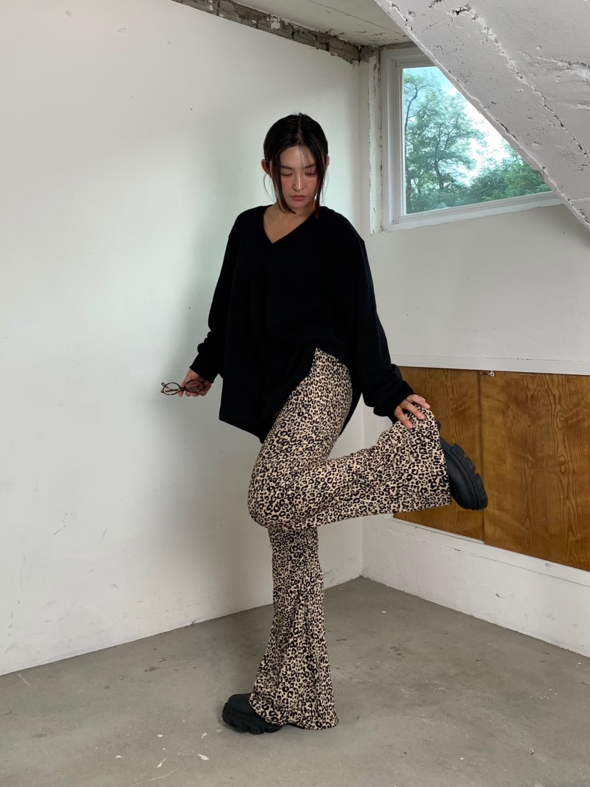 LIKEVAM韓國代購㊣女裝新品推薦25秋冬熱賣休閑休閑褲天鵝絨LIKEVAM休閑褲