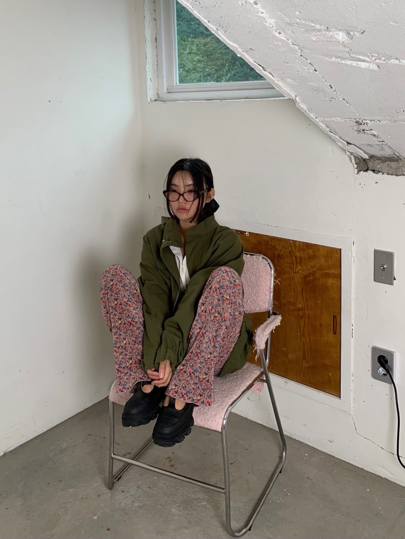 LIKEVAM韓國代購㊣女裝新品推薦25秋冬熱賣休閑休閑褲天鵝絨LIKEVAM休閑褲