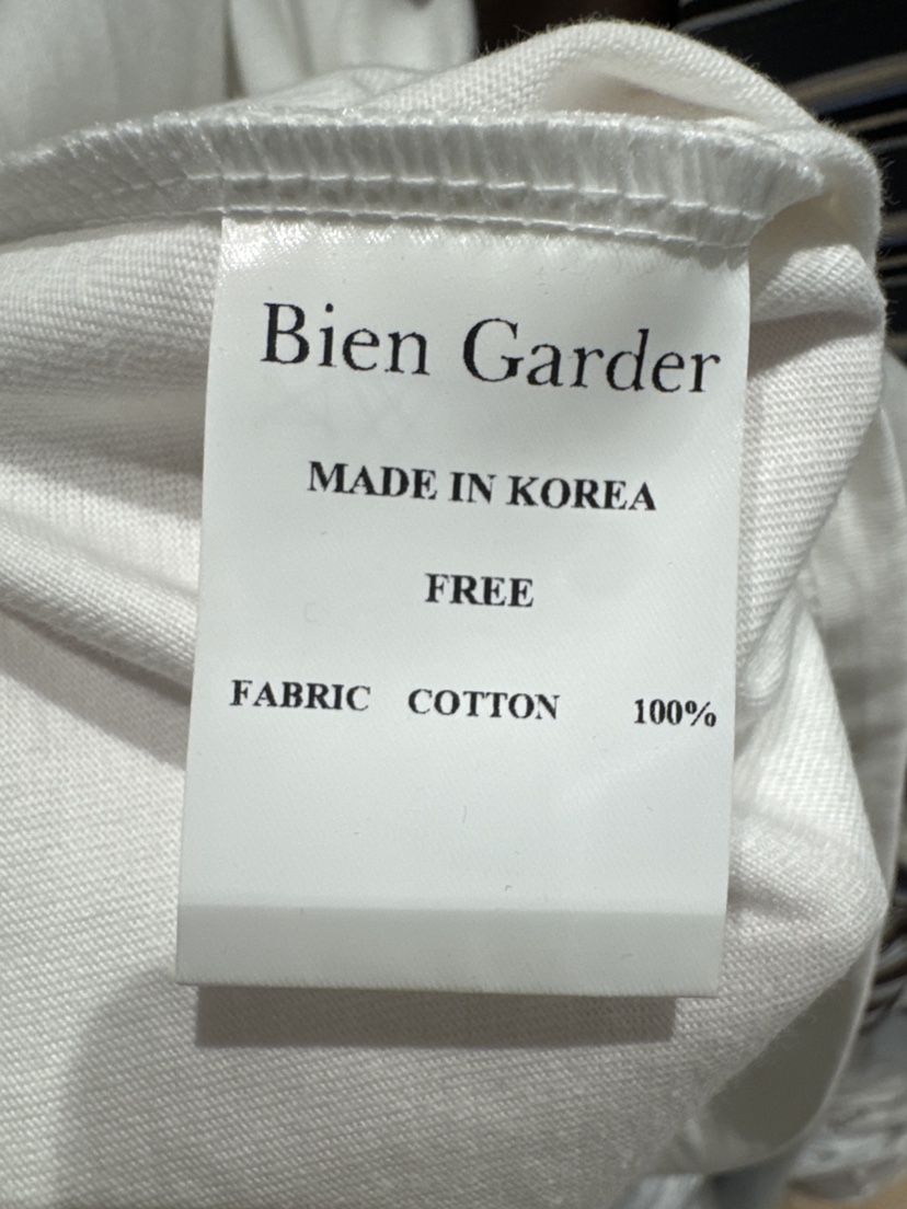 BIEN GARDER東大門㊣代購女裝新品真品職業25秋冬人氣時尚T恤BIEN GARDERT恤