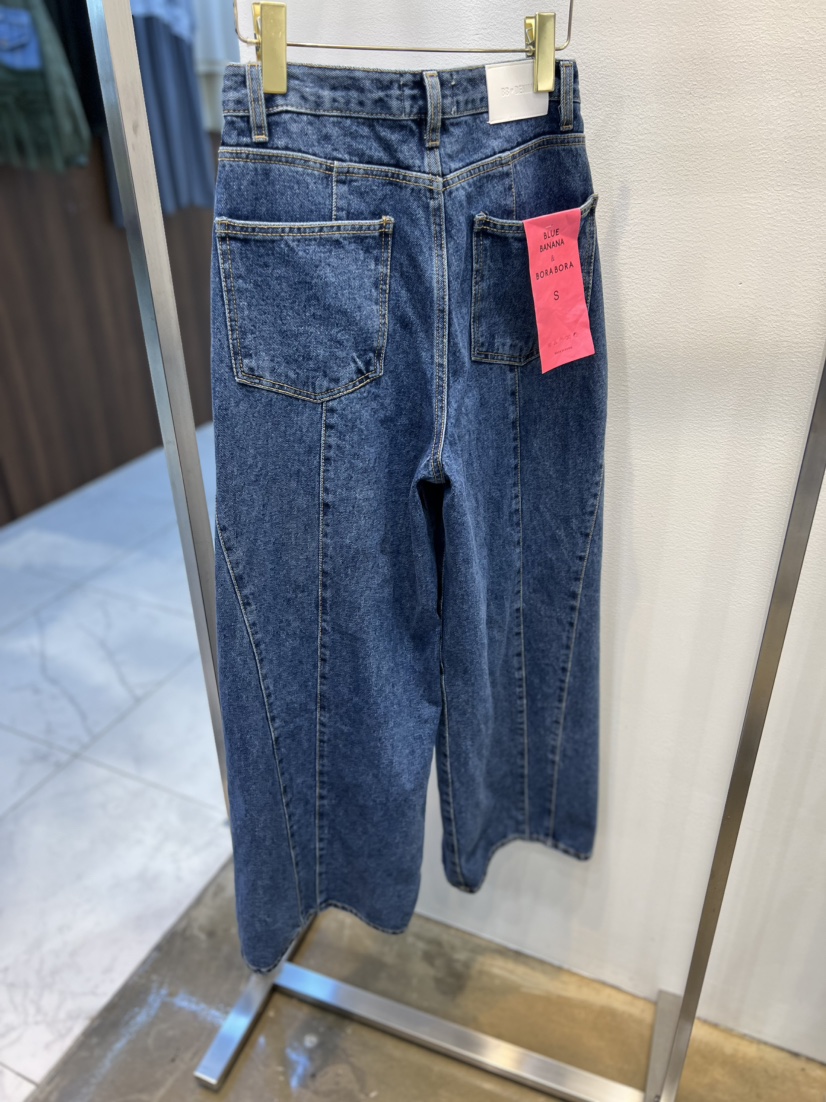 BLUE BANANA韓國代購㊣女士新品人氣熱賣25秋冬推薦牛仔褲BLUE BANANA牛仔褲
