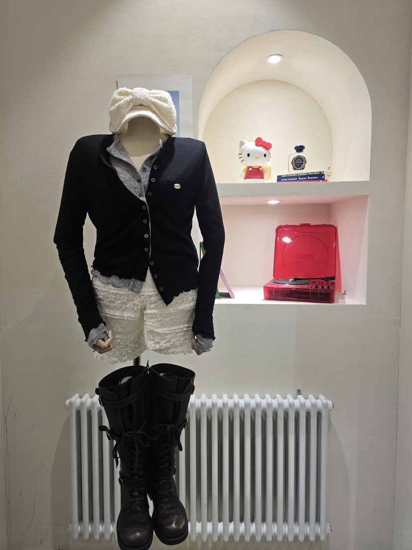 LIKEVAM韓國代購㊣女裝新品人氣熱賣時尚職業推薦長袖T恤開衫LIKEVAM長袖T恤