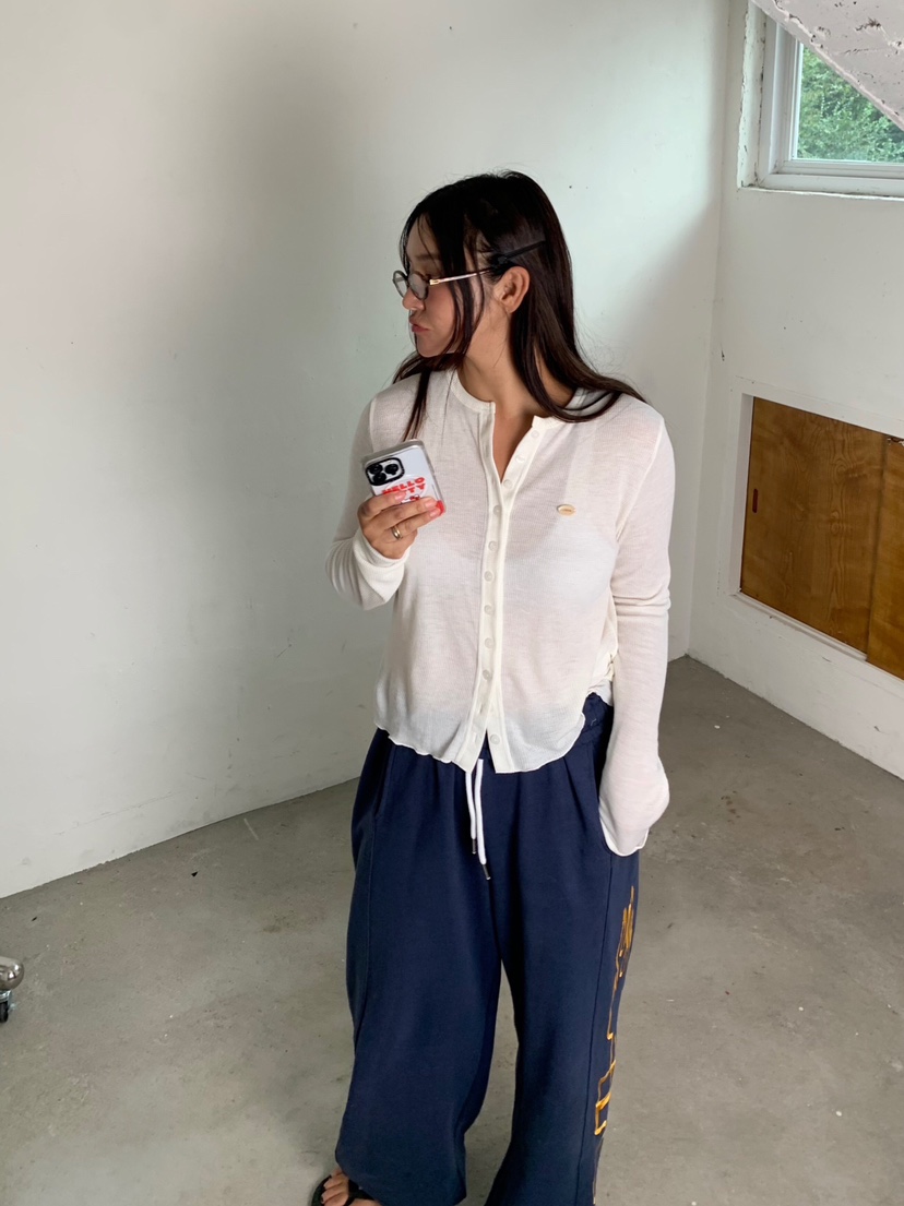 LIKEVAM韓國代購㊣女裝新品人氣熱賣時尚職業推薦長袖T恤開衫LIKEVAM長袖T恤