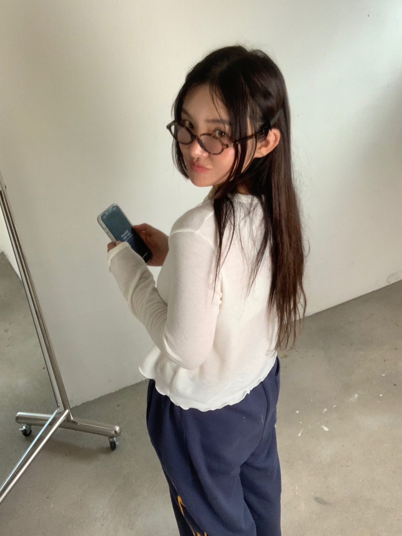 LIKEVAM韓國代購㊣女裝新品人氣熱賣時尚職業推薦長袖T恤開衫LIKEVAM長袖T恤