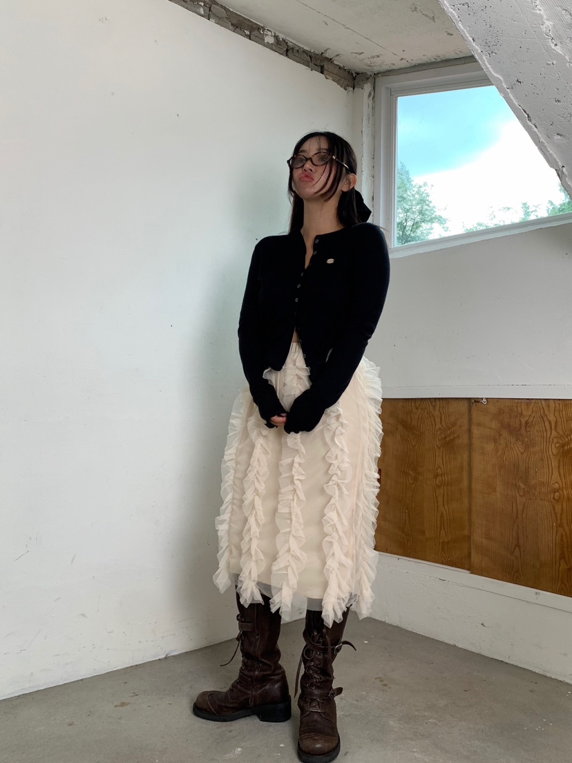 LIKEVAM韓國代購㊣女裝新品人氣熱賣時尚職業推薦長袖T恤開衫LIKEVAM長袖T恤