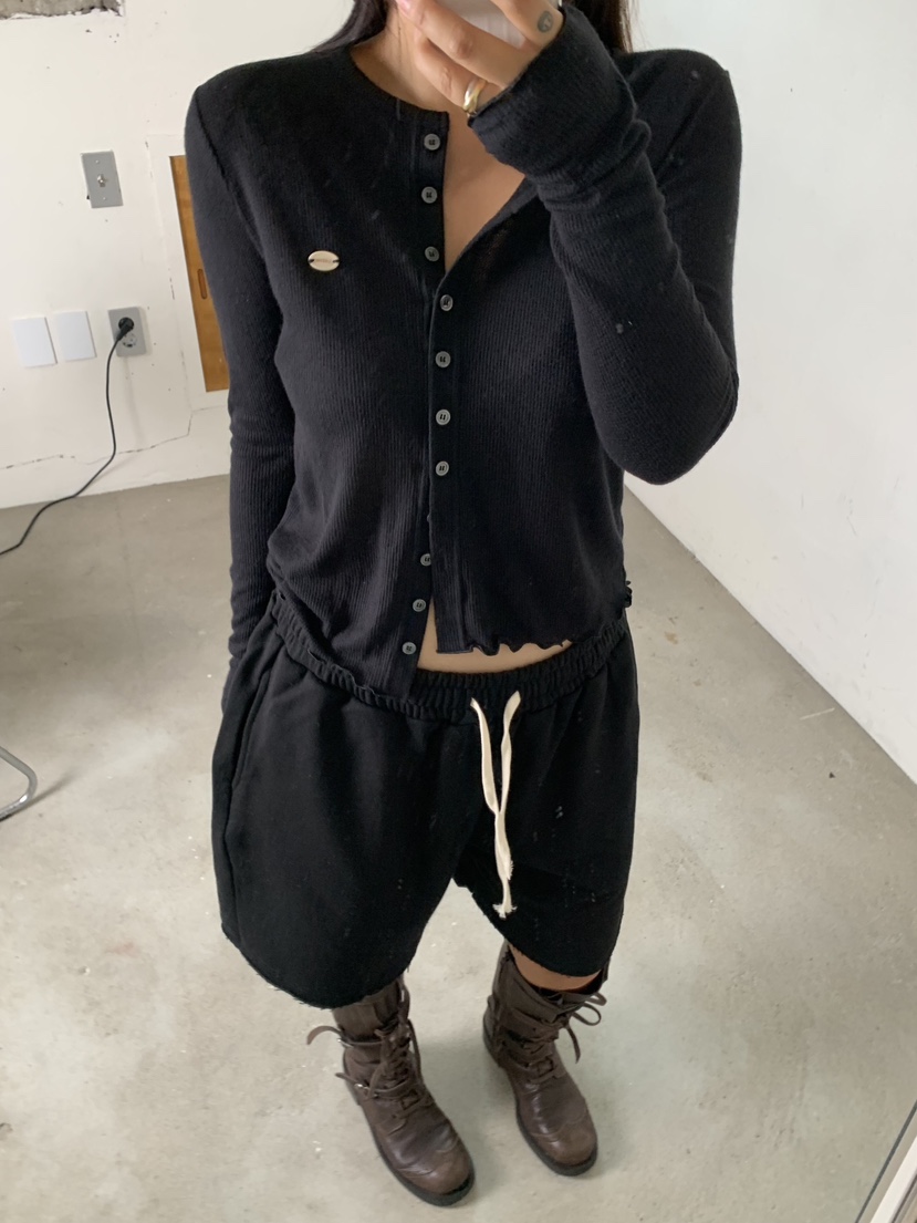 LIKEVAM韓國代購㊣女裝新品人氣熱賣時尚職業推薦長袖T恤開衫LIKEVAM長袖T恤