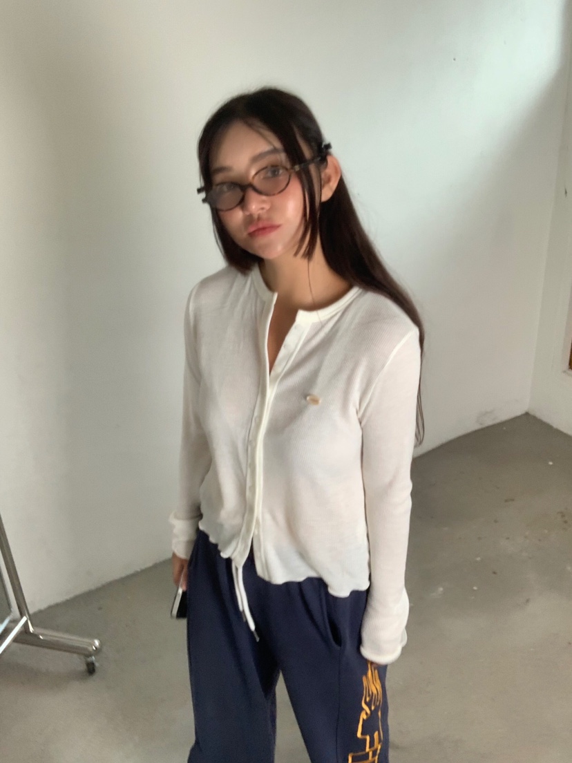 LIKEVAM韓國代購㊣女裝新品人氣熱賣時尚職業推薦長袖T恤開衫LIKEVAM長袖T恤圖色1