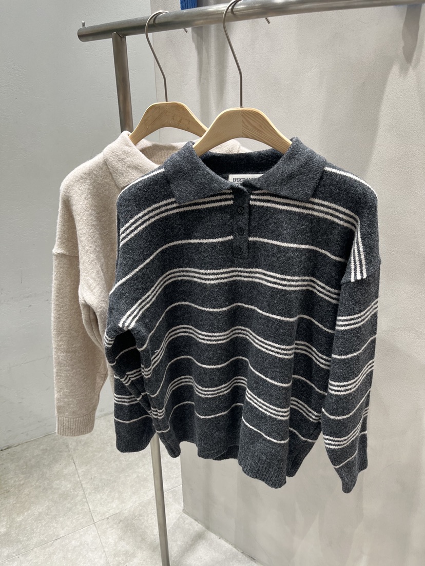 EVERCOMMERCE METICULOUSLY DESIGNED韓國直郵㊣女士新品真品針織衫EVERCOMMERCE針織衫