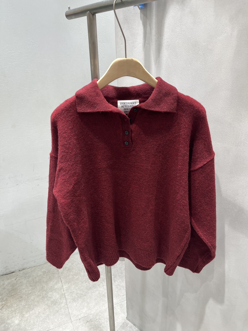 EVERCOMMERCE METICULOUSLY DESIGNED韓國直郵㊣女士新品真品針織衫EVERCOMMERCE針織衫圖色7