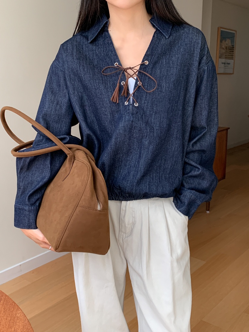 MILLIMETER東大門㊣代購女裝新款推薦熱賣職業25秋冬襯衫蕾絲衫MILLIMETER襯衫/蕾絲衫
