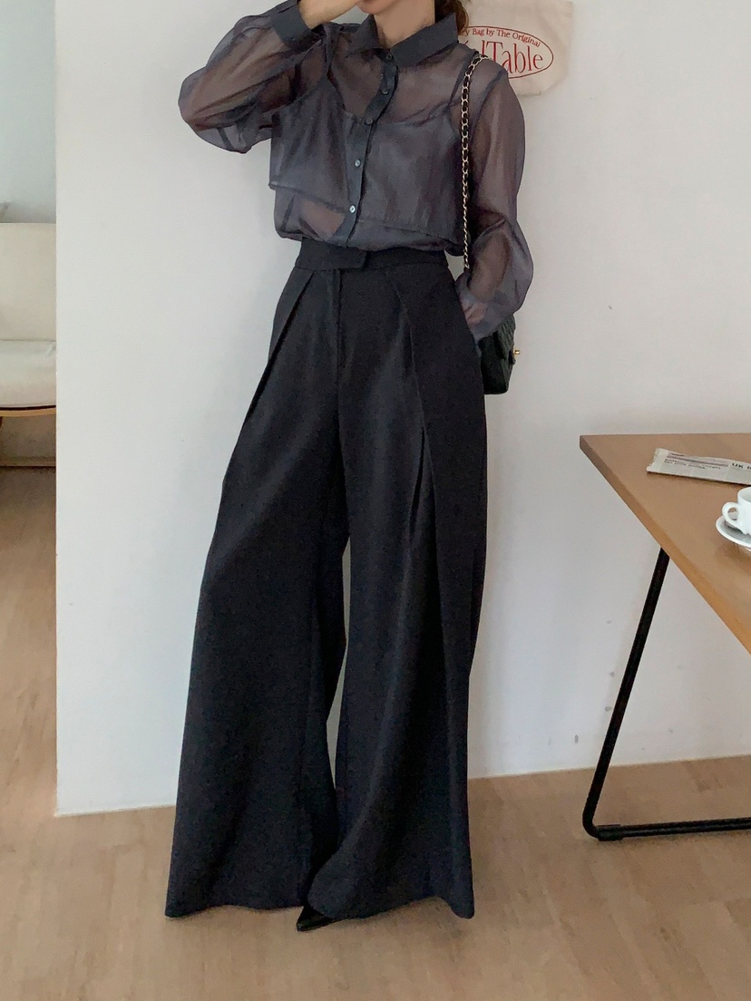 CRONG東大門㊣代購女裝新品真品時尚推薦職業人氣休閑休閑褲CRONG休閑褲