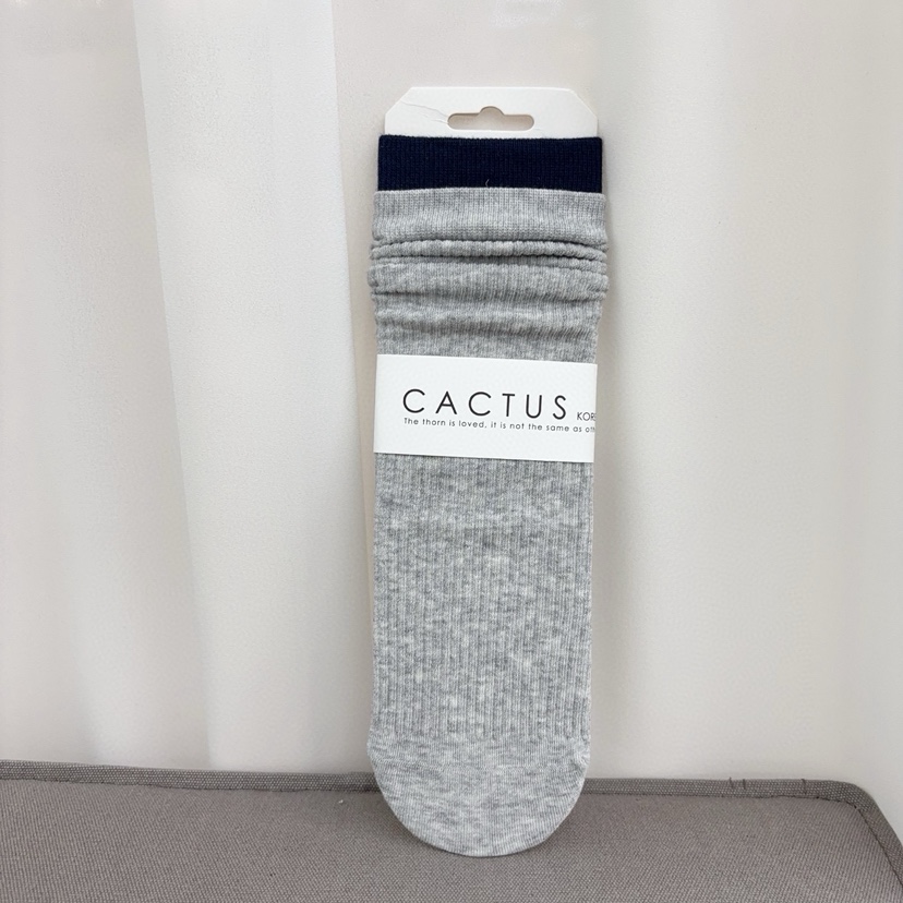 CACTUS-Q韓國代購㊣女士新品25秋冬職業人氣推薦熱賣時尚襪子CACTUS十雙起/可混搭襪子圖色3