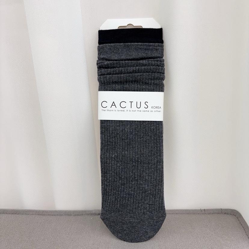 CACTUS-Q韓國代購㊣女士新品25秋冬職業人氣推薦熱賣時尚襪子CACTUS十雙起/可混搭襪子圖色5