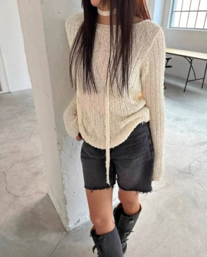 BOBBIE DOLL東大門㊣代購女士新款職業休閑推薦熱賣針織衫BOBBIE DOLL針織衫