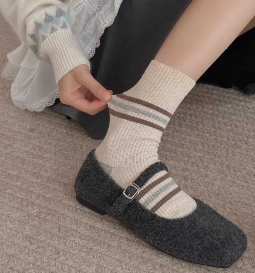 CACTUS-Q東大門㊣直郵女士新品25秋冬時尚推薦人氣休閑襪子CACTUS十雙起/可混搭襪子圖色3
