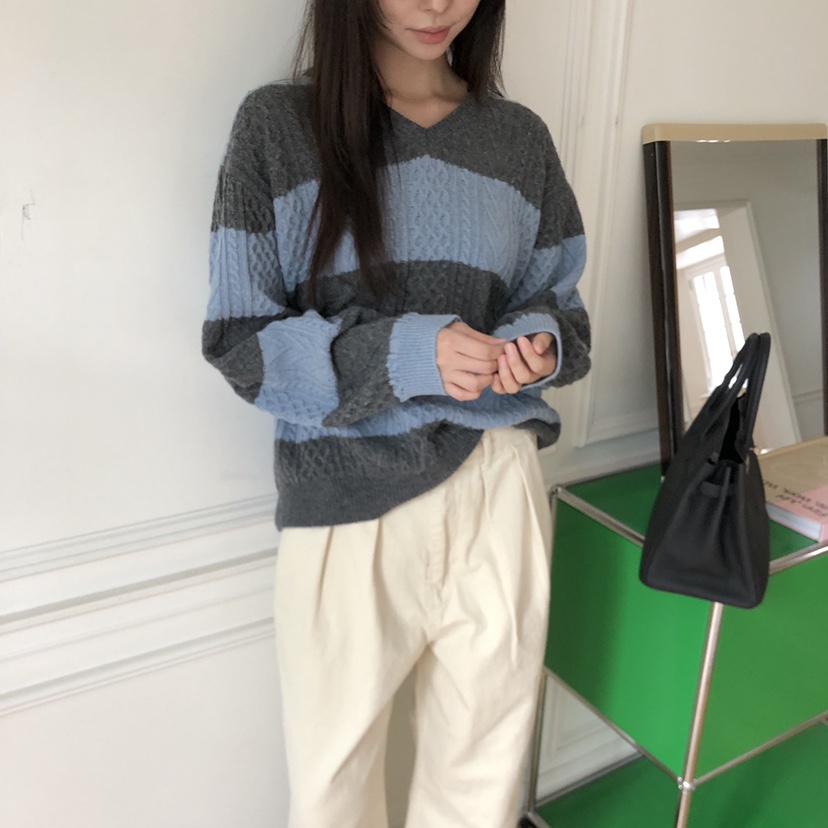 THE ABLE東大門㊣代購女裝新品時尚休閑真品推薦職業針織衫THE ABLE/TA針織衫