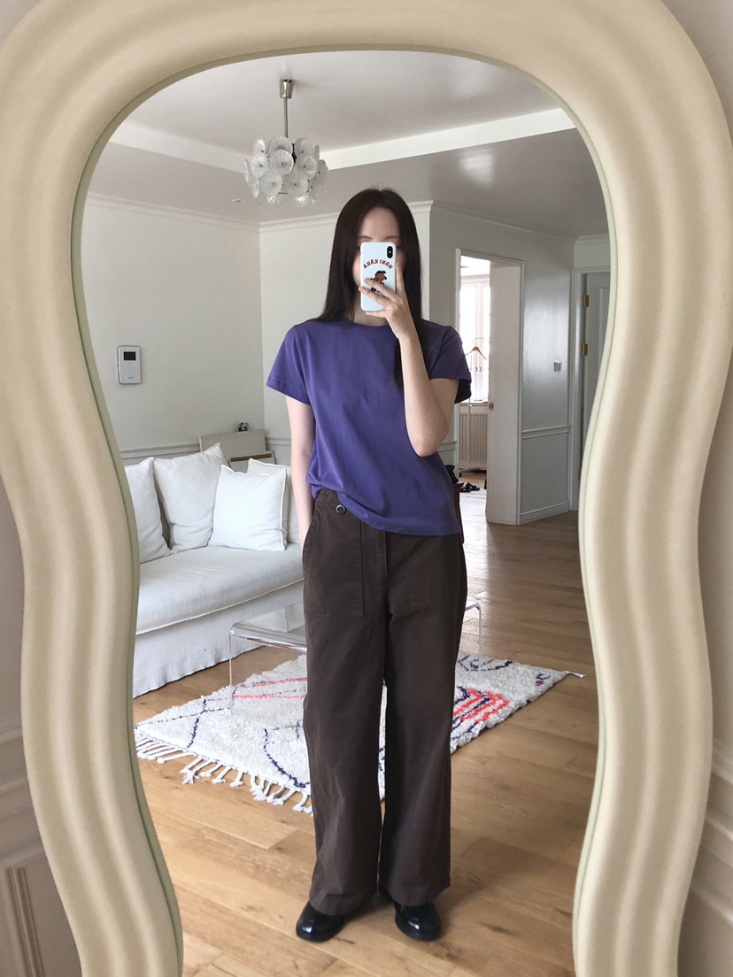 THE ABLE韓國代購㊣女裝新品職業時尚真品人氣25秋冬牛仔褲工裝THE ABLE/TA牛仔褲