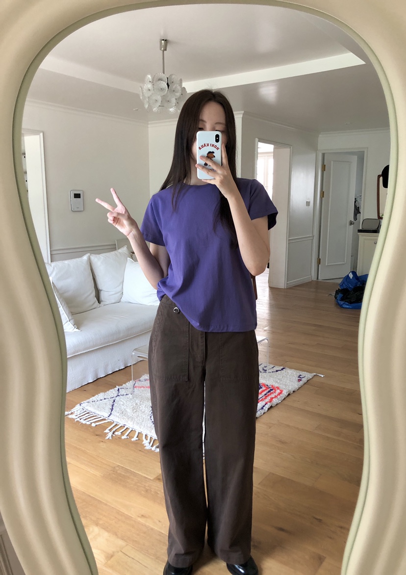 THE ABLE韓國代購㊣女裝新品職業時尚真品人氣25秋冬牛仔褲工裝THE ABLE/TA牛仔褲
