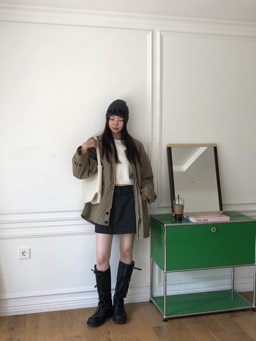 THE ABLE東大門㊣代購女士新品人氣時尚真品職業短裙含腰帶THE ABLE/TA短裙