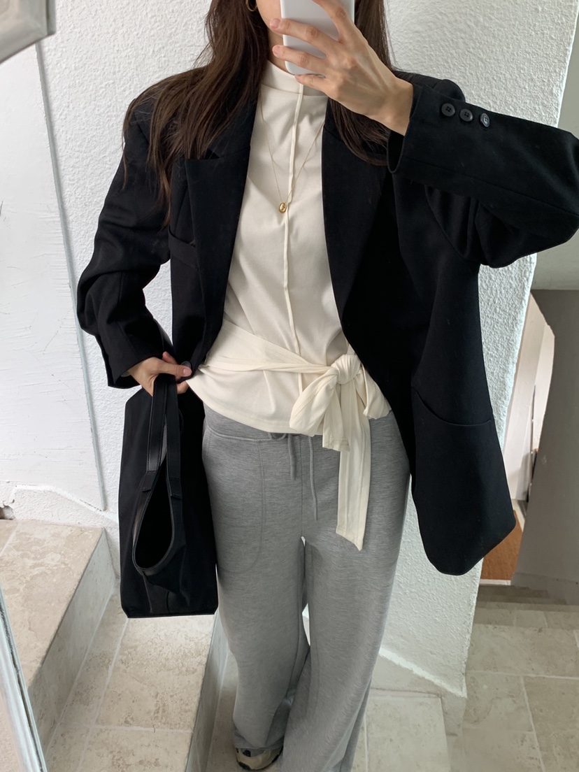 DE GO YOU韓國直郵㊣女士新品推薦25秋冬休閑熱賣休閑褲口袋DE GO YOU休閑褲