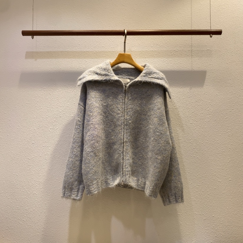 DARLUZ_MI東大門㊣實拍女裝新品職業真品人氣25秋冬針織衫拉鏈DARLUZ_MI針織衫圖色2
