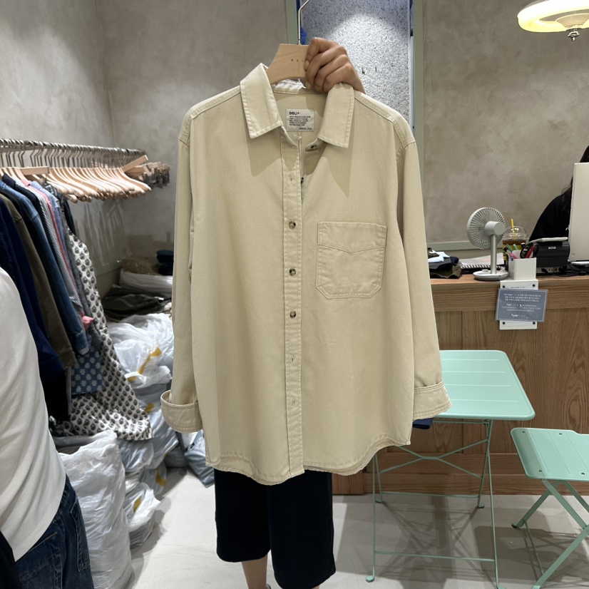 DELI JENNY東大門㊣直郵女士新款休閑25秋冬職業襯衫蕾絲衫DELI JENNY襯衫/蕾絲衫