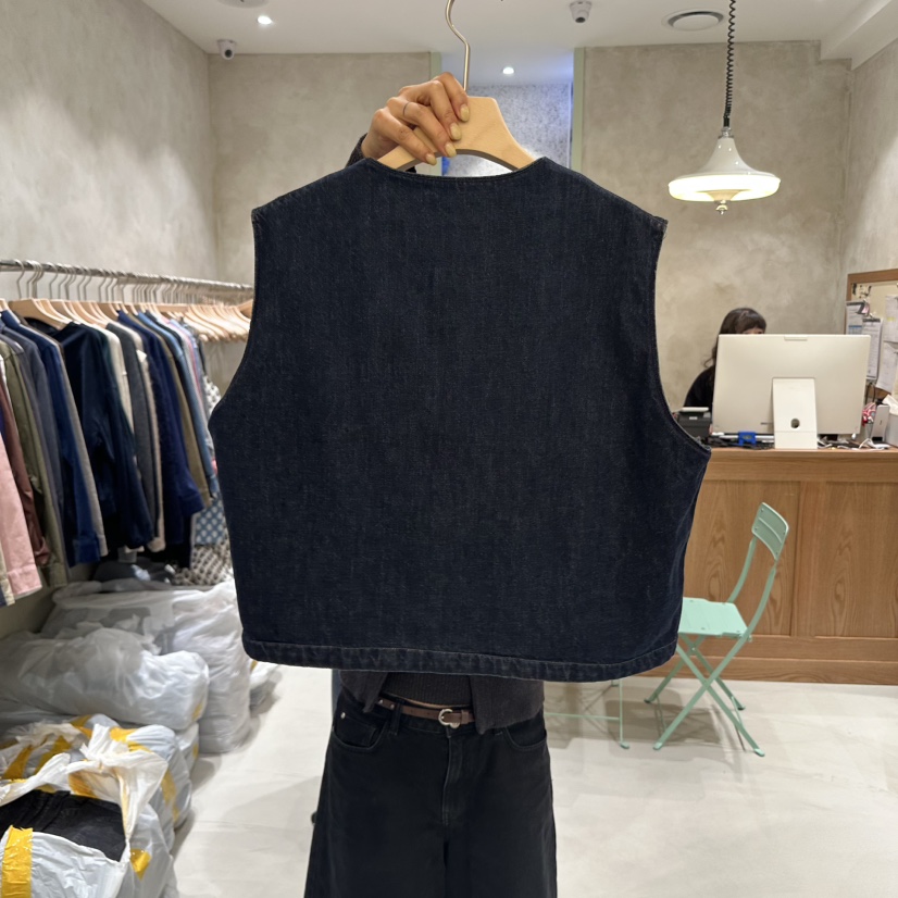 DELI JENNY東大門㊣代購女裝新款休閑推薦時尚25秋冬職業馬甲DELI JENNY馬甲