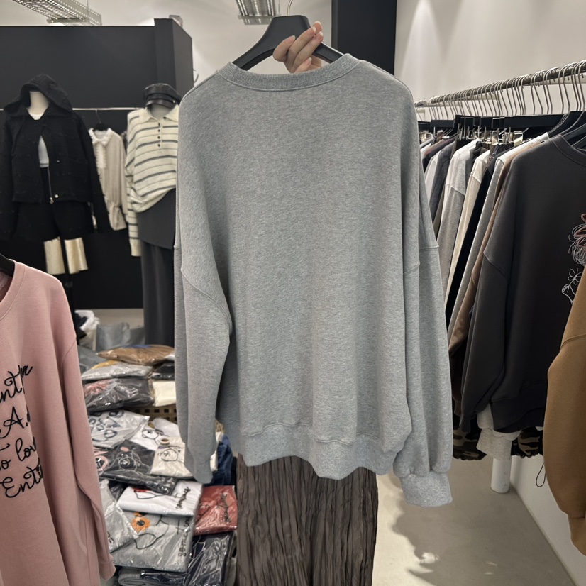 A.CES韓國代購㊣女裝新品休閑熱賣推薦時尚人氣25秋冬衛衣A.CES衛衣