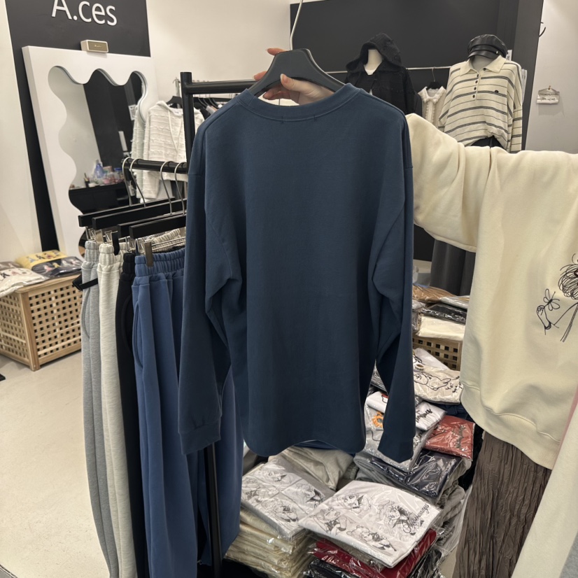 A.CES東大門㊣實拍女裝新款時尚25秋冬真品熱賣推薦職業衛衣A.CES衛衣