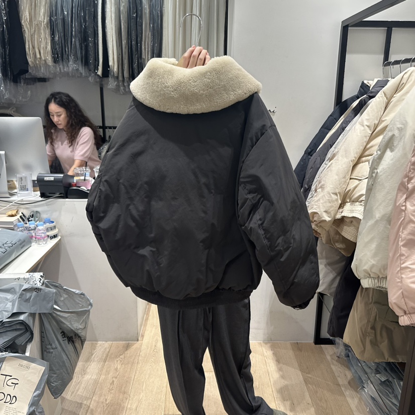 BRUNI/RICOTTA東大門㊣代購女裝新款25秋冬休閑短款羽絨服鵝BRUNI/RICOTTA短款羽絨服