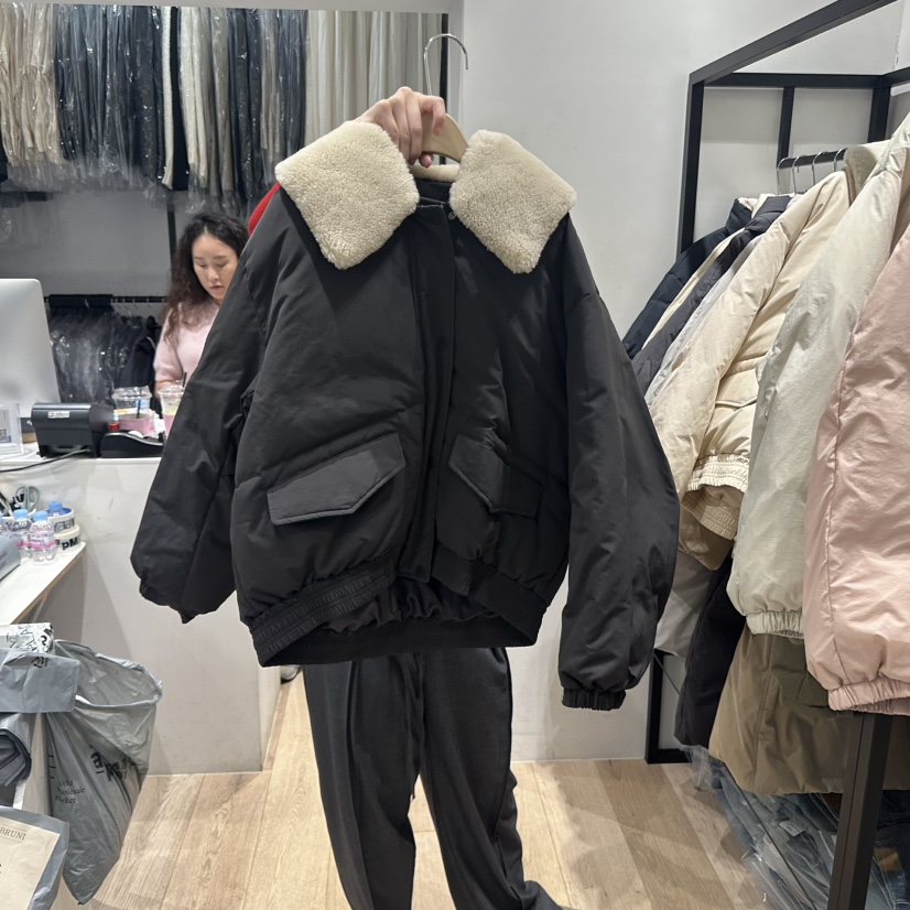 BRUNI/RICOTTA東大門㊣代購女裝新款25秋冬休閑短款羽絨服鵝BRUNI/RICOTTA短款羽絨服圖色2