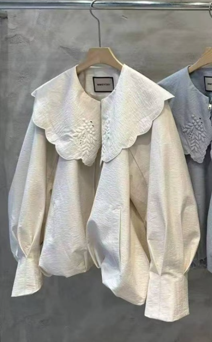 SIMPLE PARK/WMSTORY韓國直郵㊣女裝新款職業25秋冬夾克刺繡SIMPLE PARK/WMSTORY夾克圖色1