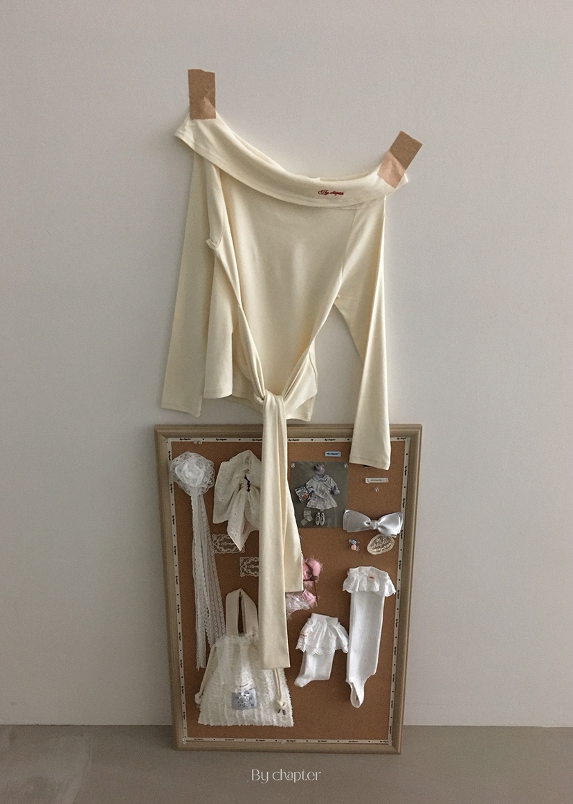 BY CHAPTER韓國直郵㊣女裝新品熱賣時尚人氣長袖T恤不含內搭Chapter長袖T恤