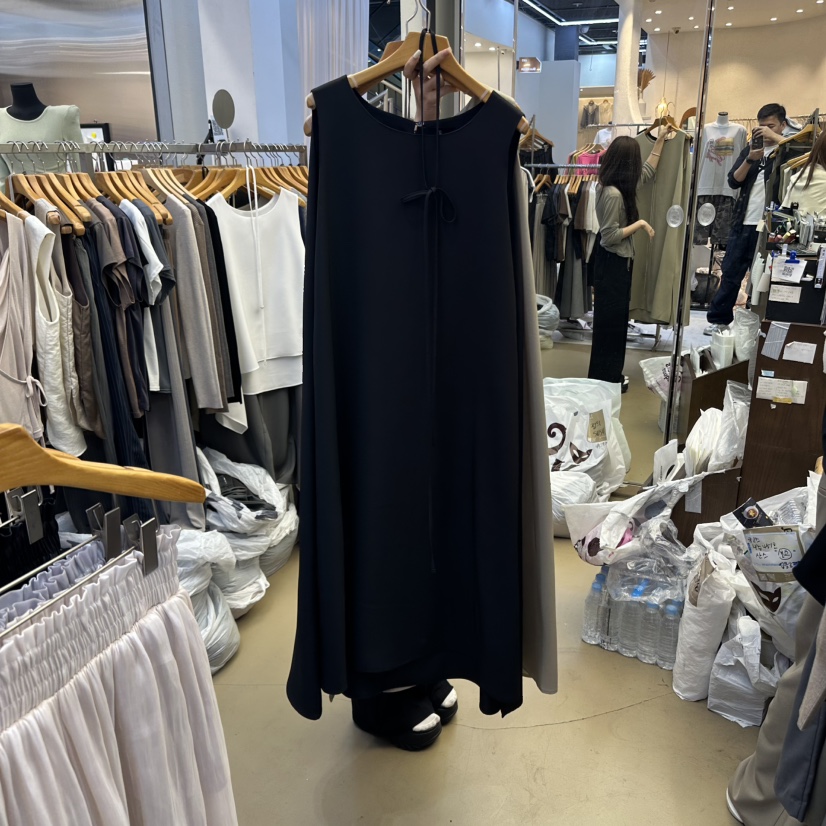 SANS韓國代購㊣女士新品25秋冬人氣真品休閑時尚職業連衣裙SANS連衣裙圖色2