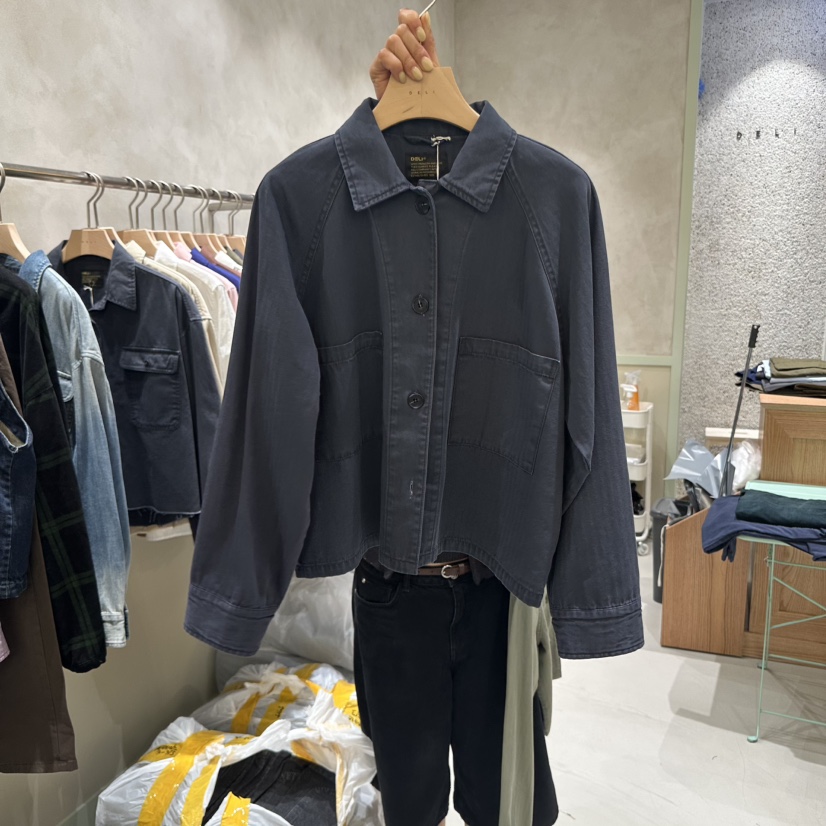DELI JENNY韓國直郵㊣女裝新款25秋冬真品職業人氣襯衫蕾絲衫DELI JENNY襯衫/蕾絲衫圖色3