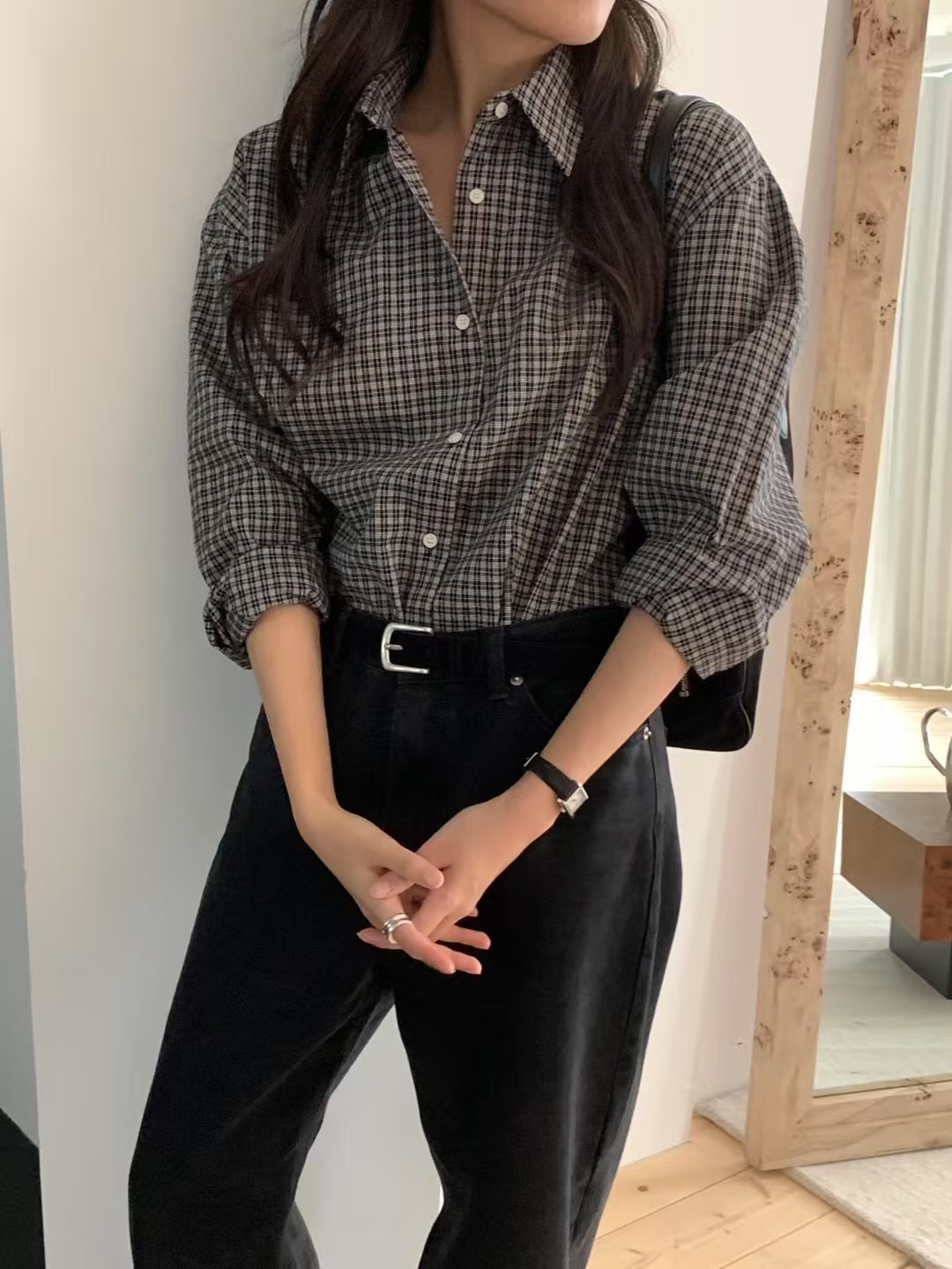 OBOE東大門㊣實拍女士新款熱賣休閑職業人氣時尚襯衫蕾絲衫OBOE襯衫/蕾絲衫
