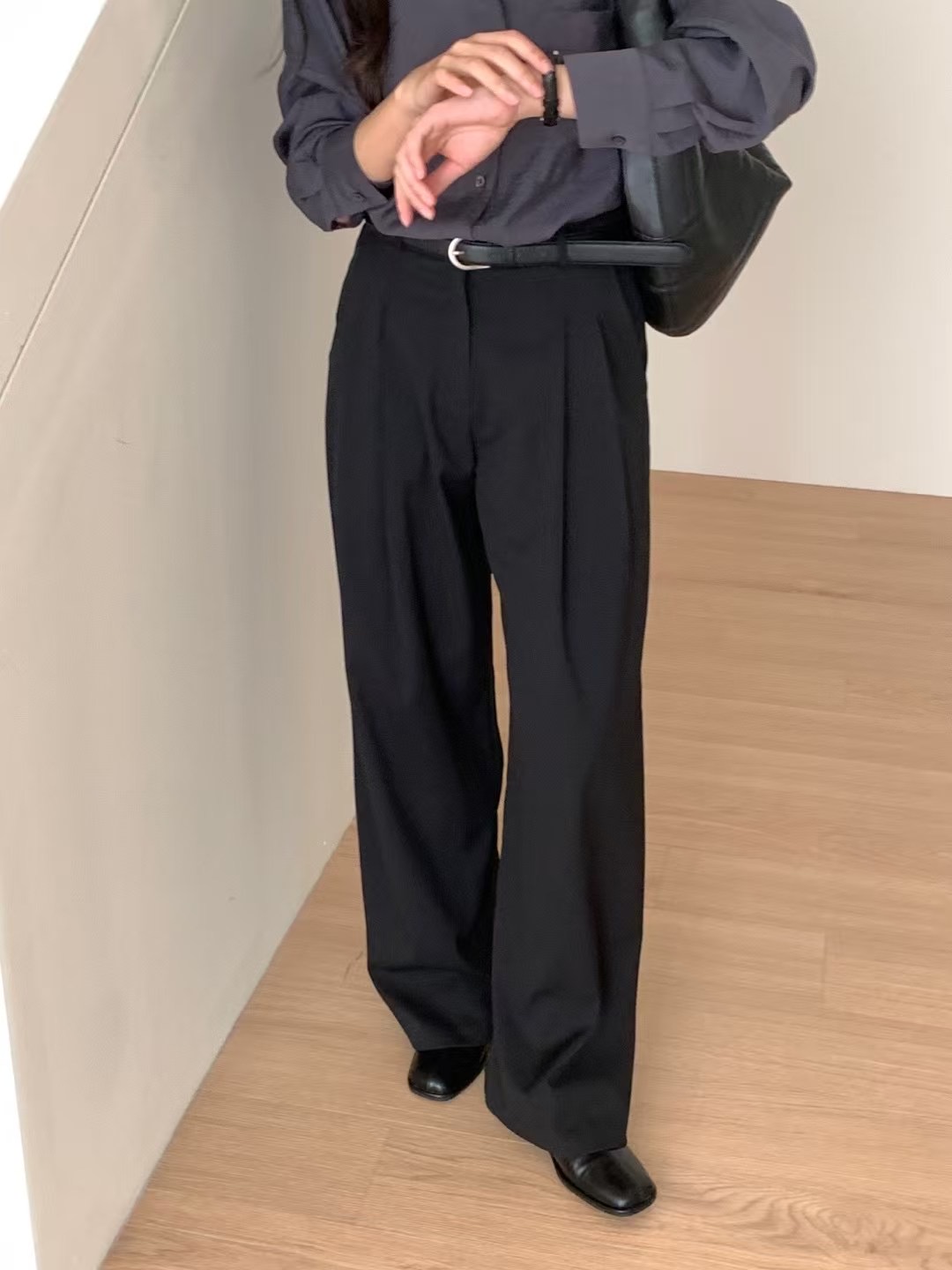 OBOE韓國直郵㊣女士新品真品推薦熱賣休閑職業休閑褲不含腰帶OBOE休閑褲圖色2