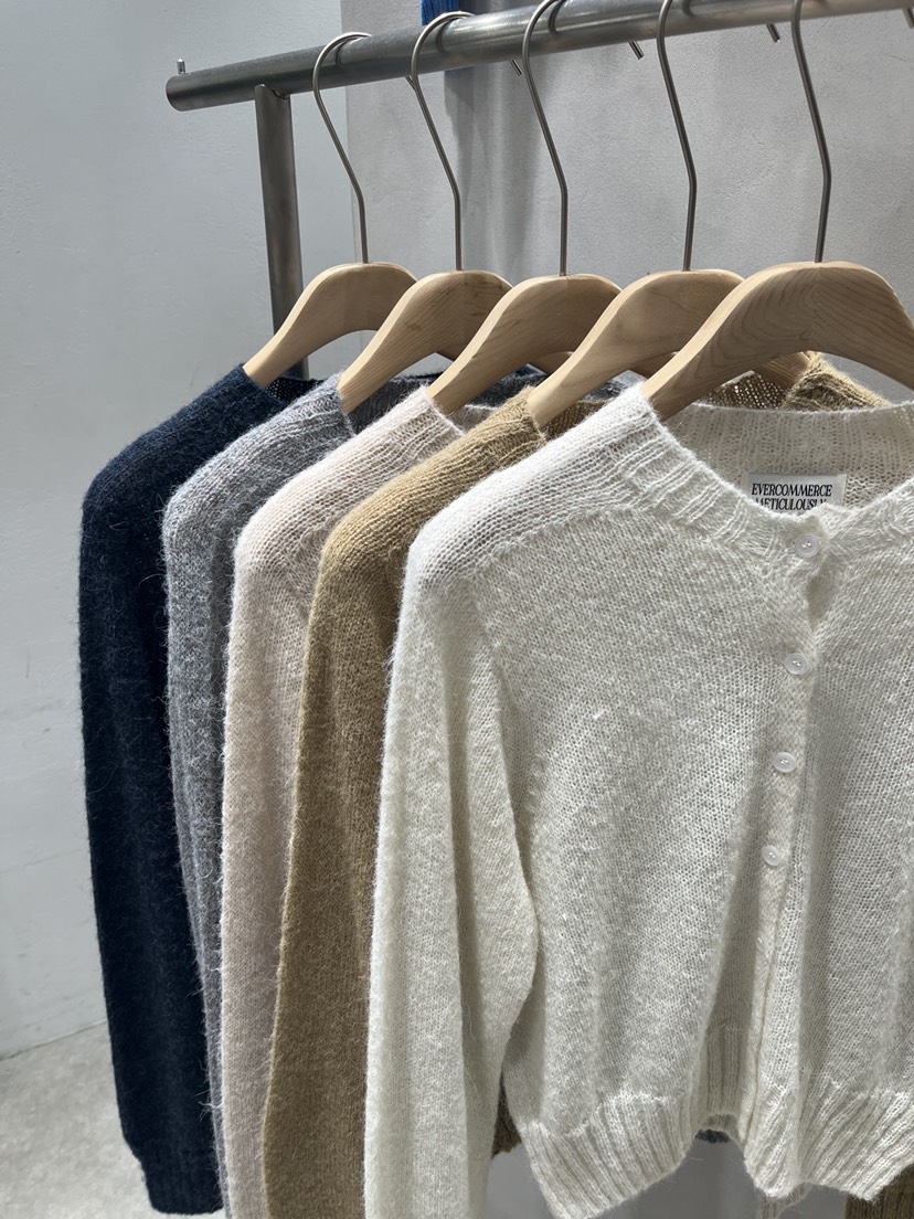EVERCOMMERCE METICULOUSLY DESIGNED東大門㊣實拍女裝新品25秋冬針織衫羊駝EVERCOMMERCE針織衫