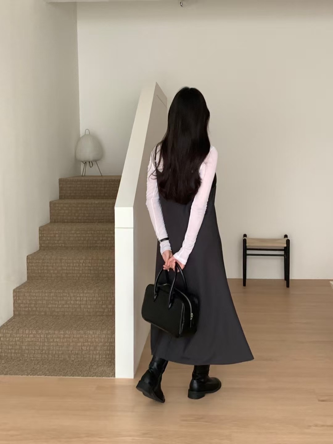 OBOE東大門㊣實拍女士新款真品25秋冬推薦時尚連衣裙不含內搭OBOE連衣裙