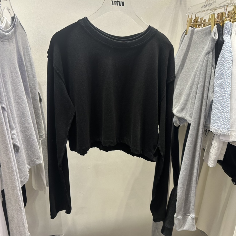 OUTFIT東大門㊣實拍女士新款真品時尚25秋冬人氣推薦長袖T恤絨OUTFIT長袖T恤圖色3