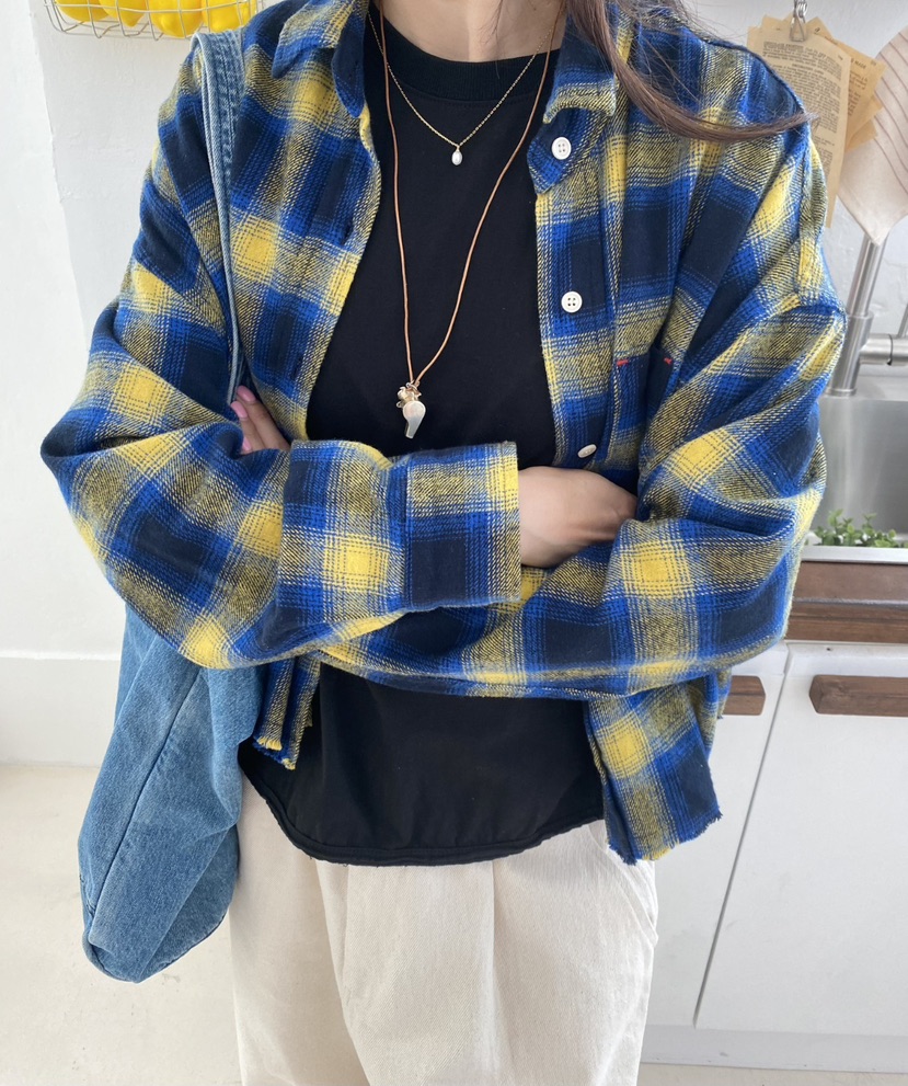 YESFREE韓國代購㊣女裝新品熱賣真品25秋冬時尚推薦襯衫蕾絲衫YESFREE襯衫/蕾絲衫