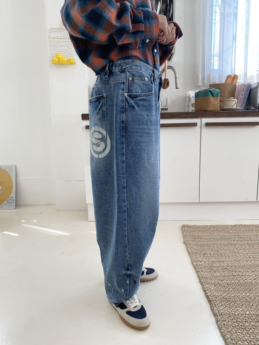 YESFREE東大門㊣直郵女裝新款熱賣推薦真品休閑職業人氣牛仔褲YESFREE牛仔褲