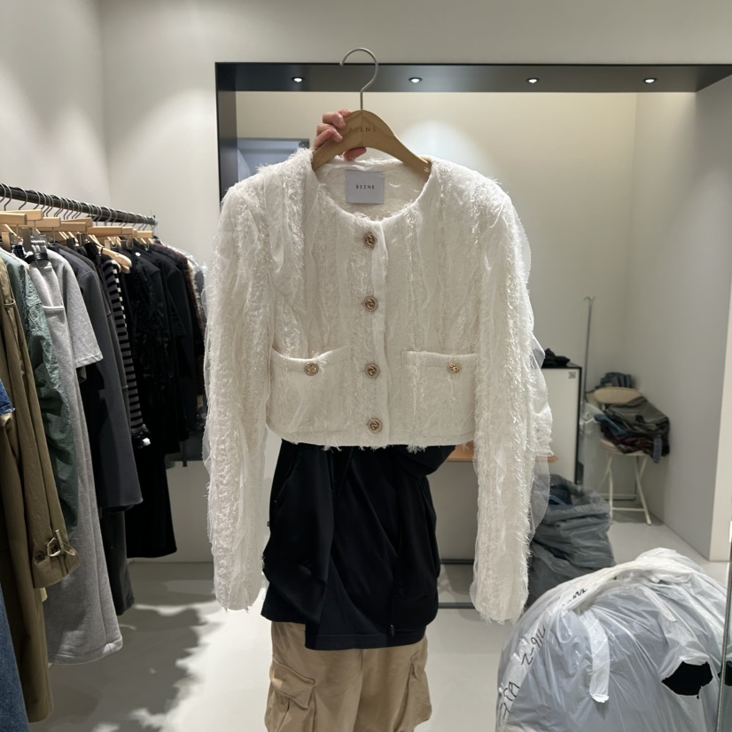 BEENS東大門㊣代購女士新品25秋冬人氣時尚職業真品推薦夾克BEENS夾克圖色1