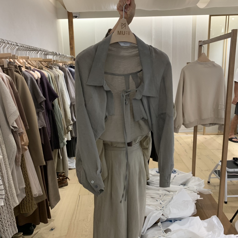 THE MUI韓國代購㊣女士新品熱賣休閑職業襯衫蕾絲衫羊毛衫THE MUI襯衫/蕾絲衫圖色2
