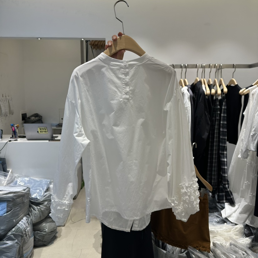 RICH SISTER東大門㊣實拍女裝新款時尚熱賣真品襯衫蕾絲衫RICH SISTER襯衫/蕾絲衫