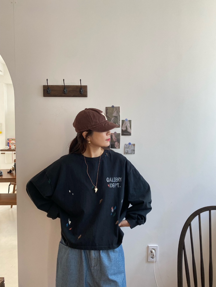 YESFREE東大門㊣實拍女裝新款25秋冬職業推薦休閑人氣長袖T恤YESFREE長袖T恤