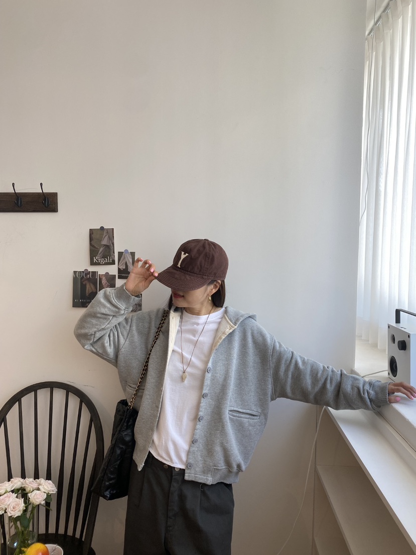 YESFREE韓國直郵㊣女裝新品推薦人氣25秋冬真品休閑職業衛衣YESFREE衛衣