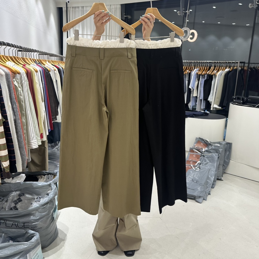 TREND SELLER/G韓國代購㊣女士新品25秋冬休閑職業休閑褲G/TREND SELLER休閑褲