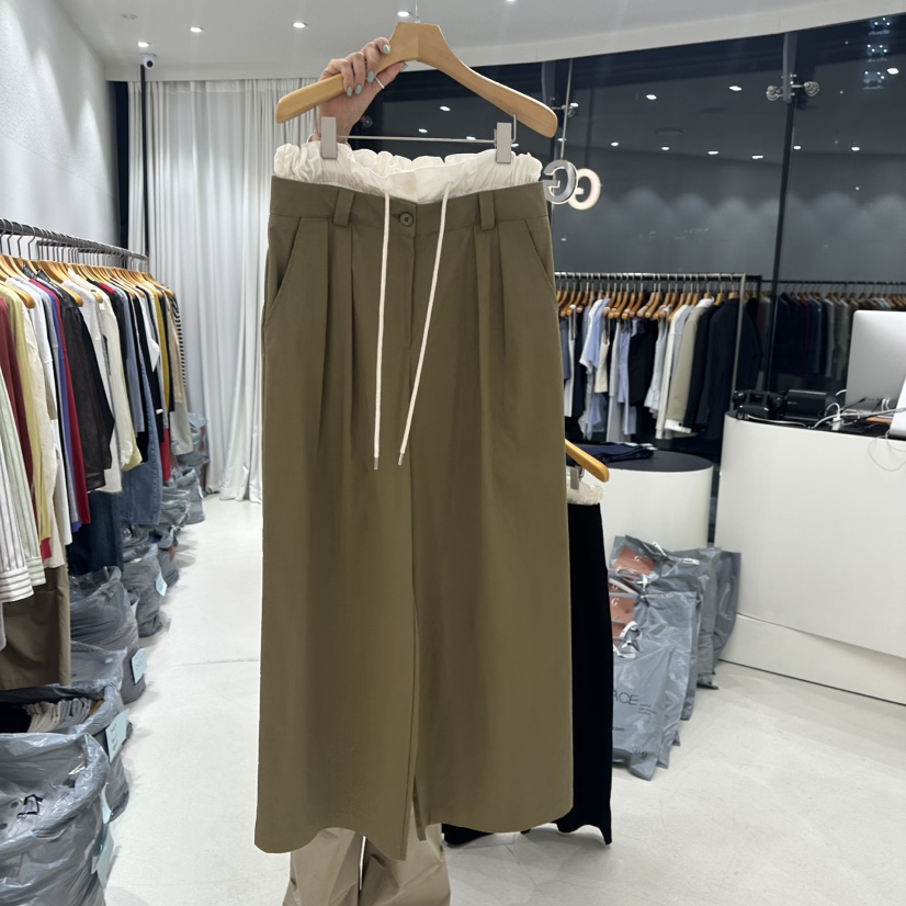 TREND SELLER/G韓國代購㊣女士新品25秋冬休閑職業休閑褲G/TREND SELLER休閑褲圖色1