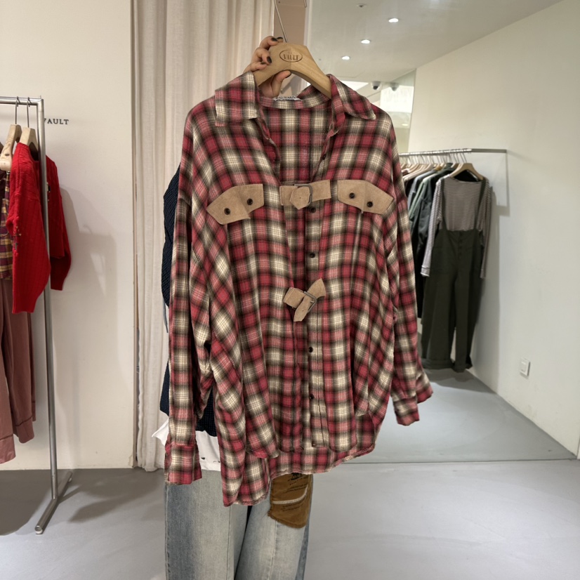 VAULT東大門㊣直郵女裝新品推薦時尚真品休閑熱賣襯衫蕾絲衫VAULT襯衫/蕾絲衫圖色3